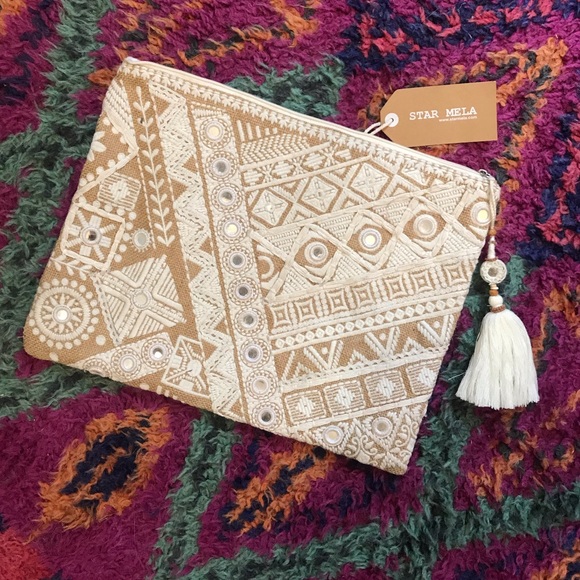 NWT // Star Mela Handmade Makeup or Laptop Case - Picture 1 of 6